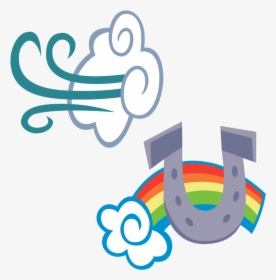 Rainbow Dash S Dad Cutie Mark - Mlp Cutie Mark Rainbow Power, HD Png Download, Transparent PNG