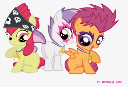Cutie Mark Crusaders - My Little Pony Apple Bloom Sweetie Belle, HD Png Download, Transparent PNG