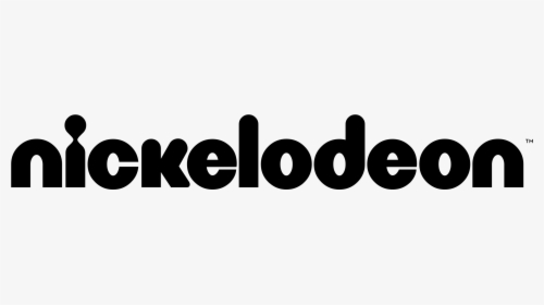 Nickelodeon Logo Black And White - Nickelodeon Logo Black Transparent, HD Png Download, Transparent PNG
