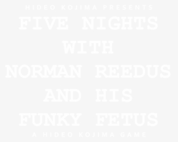 The Logo For Hideo Kojima Presents- Five Nights With - Love, HD Png Download, Transparent PNG