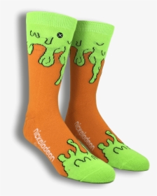 Nickelodeon Slime Athletic Socks By Odd Sox   Class - Sock, HD Png Download, Transparent PNG