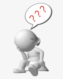 Png Thinking Person Png Brain Png Question Mark Png - Reflection Clip Art, Transparent Png, Transparent PNG