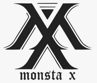 #monstax #monbebe #shownu #wonho #minhyuk #kihyun #hyungwon - Monsta X Logo, HD Png Download, Transparent PNG