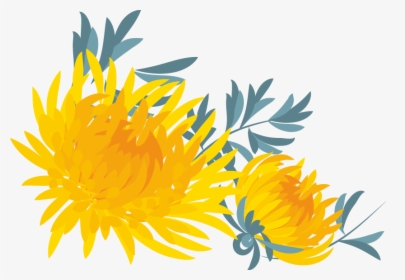 Free Online Flowers Plants Leaves Oxygen Vector For - Sunflower, HD Png Download, Transparent PNG