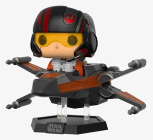Poe Dameron With X-wing - Funko Pop Poe Dameron X Wing, HD Png Download, Transparent PNG