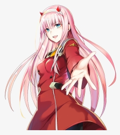 Transparent Zero Two Png - 002 Darling In The Franxx, Png Download, Transparent PNG