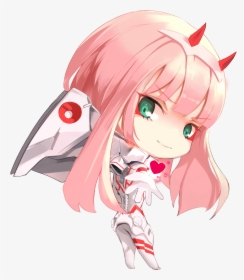 Darling In The Franxx Zero Two Chibi, HD Png Download, Transparent PNG