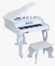 Schoenhut 30 Key Digital Baby Grand Piano White - Schoenhut Baby Piano White, HD Png Download, Transparent PNG