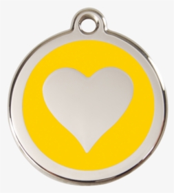 Yellow Heart Pet Tag - Red Dingo, HD Png Download, Transparent PNG