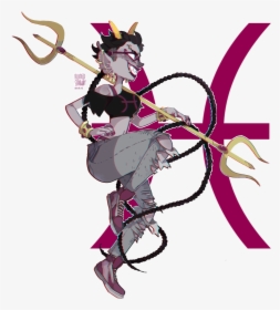 Crowd Clipart 20 Person - Anime Capricorn And Pisces, HD Png Download, Transparent PNG