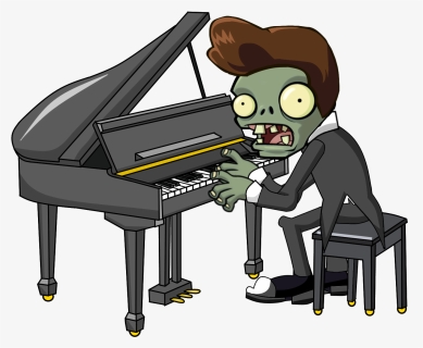 Grand Piano Zombie Hd - Pianista Plants Vs Zombies, HD Png Download, Transparent PNG