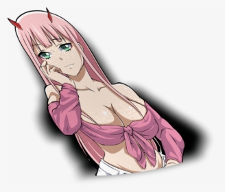 Baby Zero Two Sticker, HD Png Download, Transparent PNG