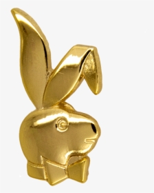 Bunny In Gold Transparent Background, HD Png Download, Transparent PNG
