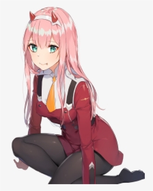 #002 #02 #zerotwo #zerozerotwo #darling #darlinginthefranxx - Darling In The Franxx Render, HD Png Download, Transparent PNG