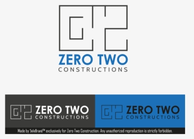 Construction Logo Design For Zero Two Constructions - Kirchner, HD Png Download, Transparent PNG