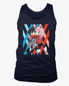 Hiro And Zero Two Darling In The Franxx T-shirt - Darling In The Franxx Hoodie, HD Png Download, Transparent PNG