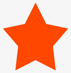 Stars Clipart Orange - Orange Star, HD Png Download, Transparent PNG