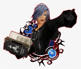 Zexion %28%2b%29 6%e2%98%85 Khux - Stained Glass 6 Khux, HD Png Download, Transparent PNG