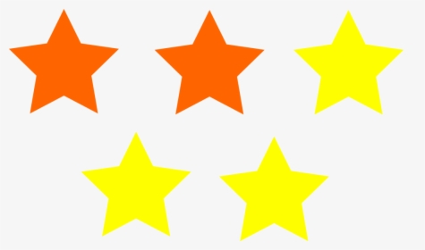 3 Up 2 Down Star Rating - Rating Star Png Icon, Transparent Png, Transparent PNG
