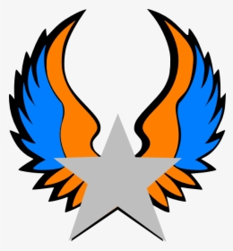 Orange And Blue Star Wings Svg Clip Arts - Vector Call Of Duty Logo, HD Png Download, Transparent PNG