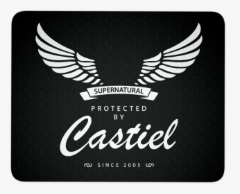 Protected By Castiel Mouse Pad - Castiel Supernatural Shirts, HD Png Download, Transparent PNG