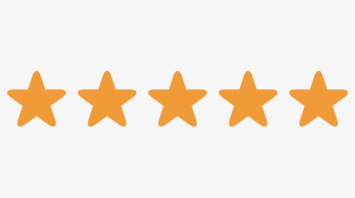 Google Review Stars Orange, HD Png Download, Transparent PNG