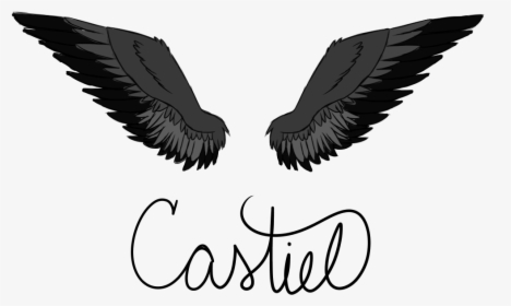 Collection Of Free Castiel Drawing Broken Wing Download - Drawing Supernatural Castiel Wings Png, Transparent Png, Transparent PNG