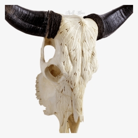 Horn,antler,fur,animal Figure,bovine,cow-goat Family,skull,natural - Ox, HD Png Download, Transparent PNG