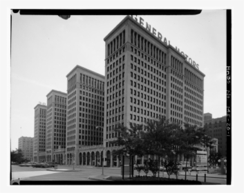 General Motors Building On W - Cadillac Place, HD Png Download, Transparent PNG