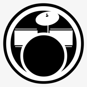 The Beatles Rock Band Clip Art Black And White - Rock Band Drum Icon, HD Png Download, Transparent PNG