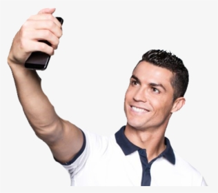 Cristiano Ronaldo Selfie Png, Transparent Png, Transparent PNG
