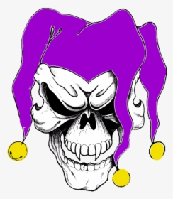 Joker Skull Tattoo Designs, HD Png Download, Transparent PNG