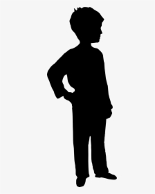 Boy Silhouette Transparent Background, HD Png Download, Transparent PNG