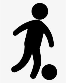 Boy Silhouette Playing Soccer, HD Png Download, Transparent PNG