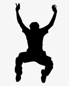 Silhouette Clip Art - Jumper Silhouette, HD Png Download, Transparent PNG