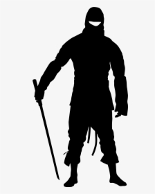 Silhouette Ninja Clip Art - Ninja Silhouette Png, Transparent Png, Transparent PNG