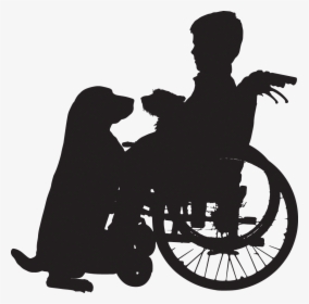 Child Wheelchair Silhouette, HD Png Download, Transparent PNG