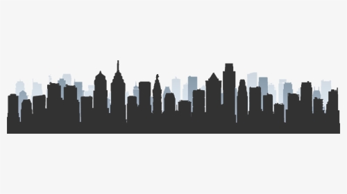 Silhouette Of Philadelphia Skyline - Philadelphia Skyline Silhouette Png, Transparent Png, Transparent PNG