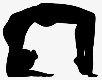 Yoga, Sporty, Acrobat, Silhouette, Woman, Practicing - Arobat Silhouette, HD Png Download, Transparent PNG