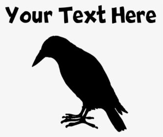 Crow Silhouette Baseball Cap - Crow, HD Png Download, Transparent PNG