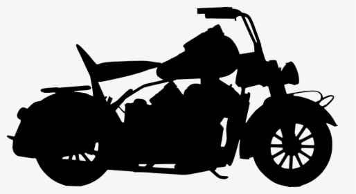 Silhouette, Motorcycle, Transportation, Motorbike - Silhueta Harley Png, Transparent Png, Transparent PNG