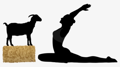 Family Clipart Yoga - Goat Silhouette, HD Png Download, Transparent PNG
