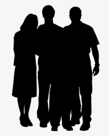 Png Silhouette People - Back Of People Silhouette, Transparent Png, Transparent PNG