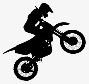 Motocross Silhouette 2 Clip Arts - Motocross Png, Transparent Png, Transparent PNG