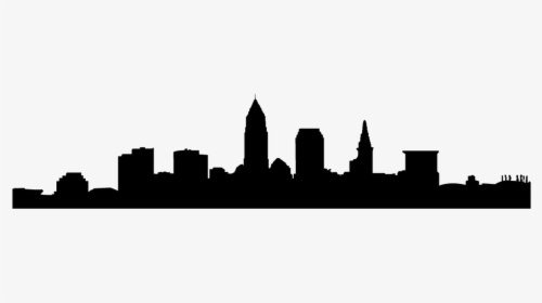 Drawing Cityscape Skyline - Cleveland Skyline Silhouette, HD Png Download, Transparent PNG