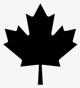 Flag Of Canada T-shirt Maple Leaf - Black Maple Leaf Vector, HD Png Download, Transparent PNG