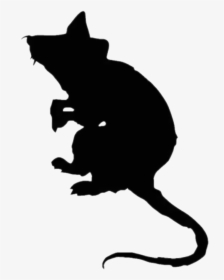 Transparent Rat Silhouette Png - Rat Silhouette Png, Png Download, Transparent PNG