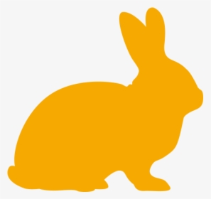 Yellow Rabbit Silhouette, HD Png Download, Transparent PNG