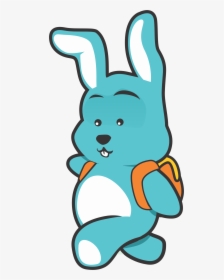 Blue Bunny Big Image Png - Honey Bunny Log, Transparent Png, Transparent PNG