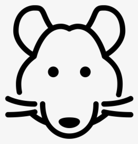 This Is An Icon Depicting The Year Of The Rat - White Rat Symbol, HD Png Download, Transparent PNG